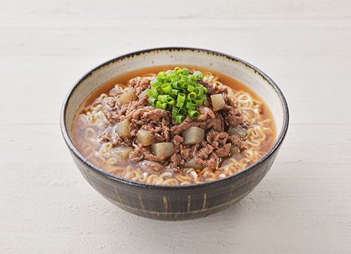 ぼっかけ風しょうゆラーメン