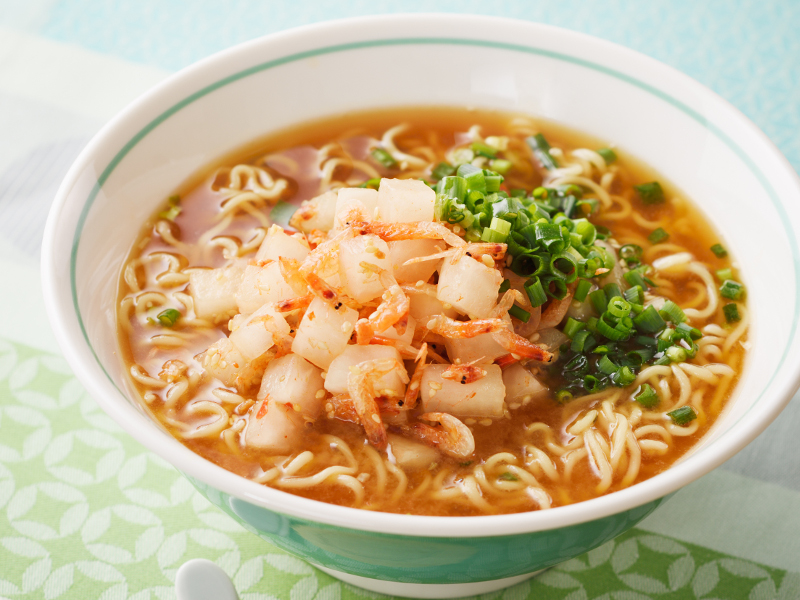 大量消費！カクテキのっけラーメン