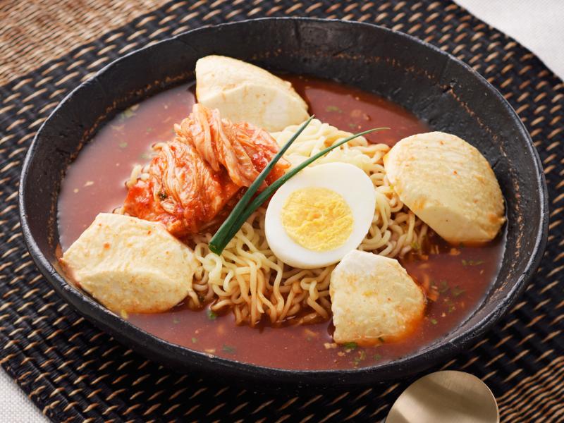 冷やしスンドゥブ麺