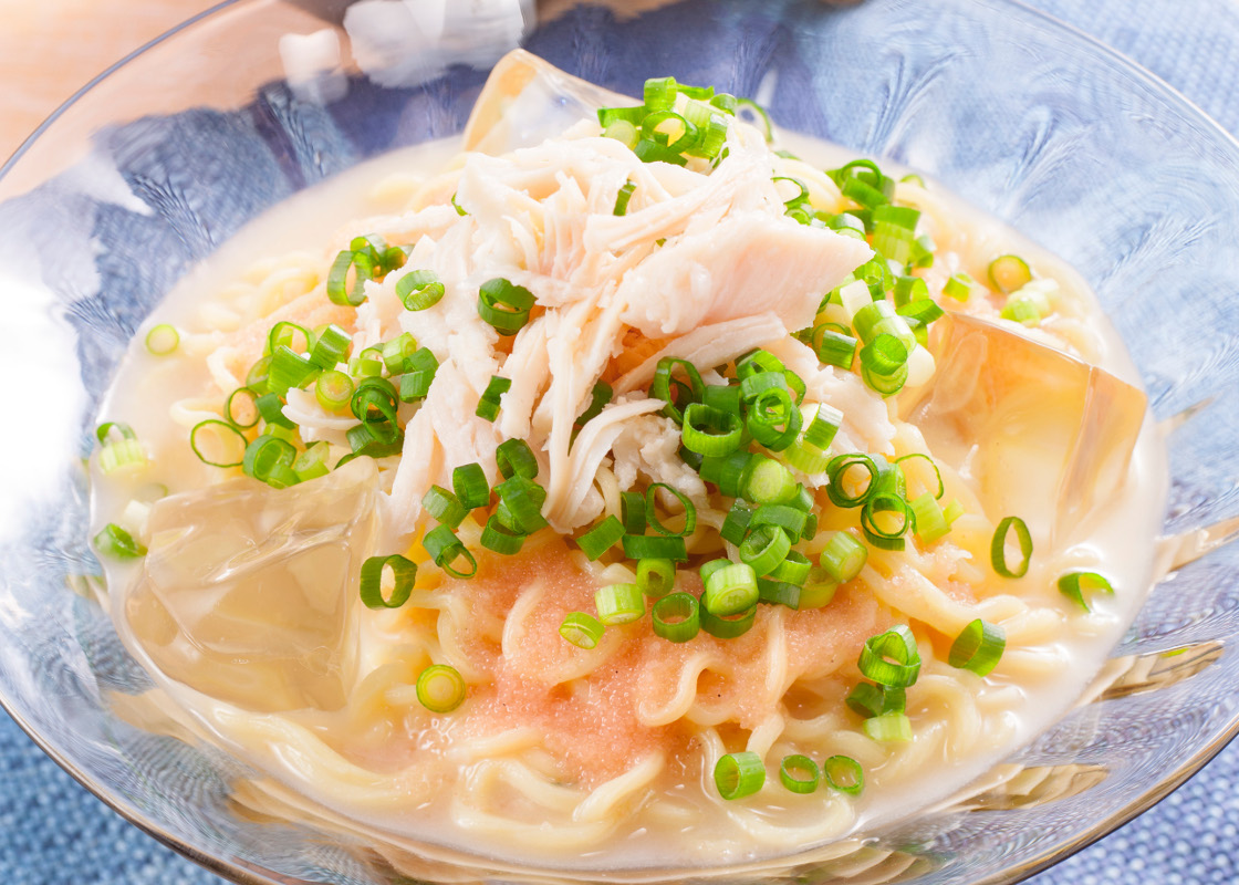 チキン明太とんこつラーメン