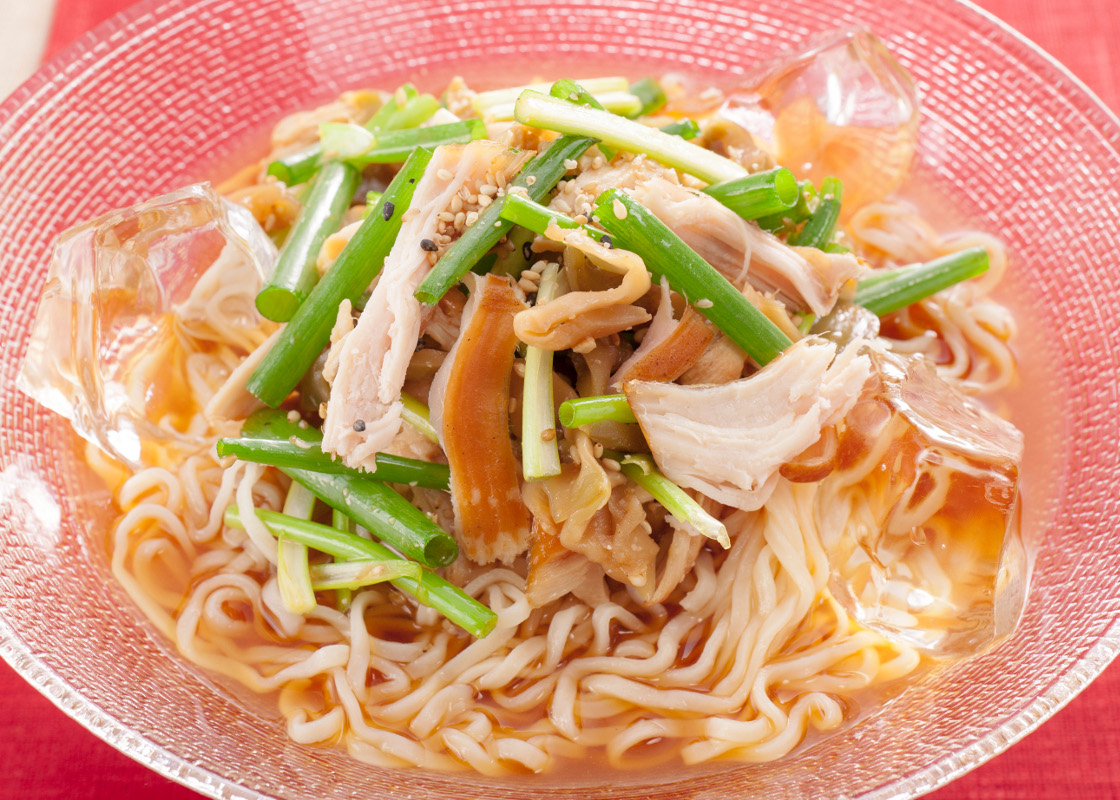 チキンとザーサイのごま風味ラーメン