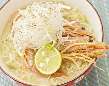 プチ豪華！エビづくしラーメン