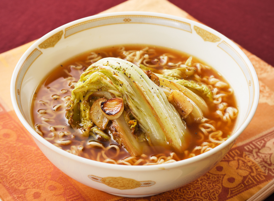 白菜大量消費！焦がし白菜ラーメン