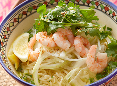 冷やしサッポロ一番☆アジアン塩ラーメン