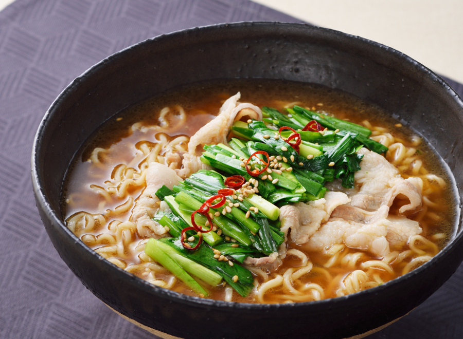 にらだく博多もつ風ラーメン