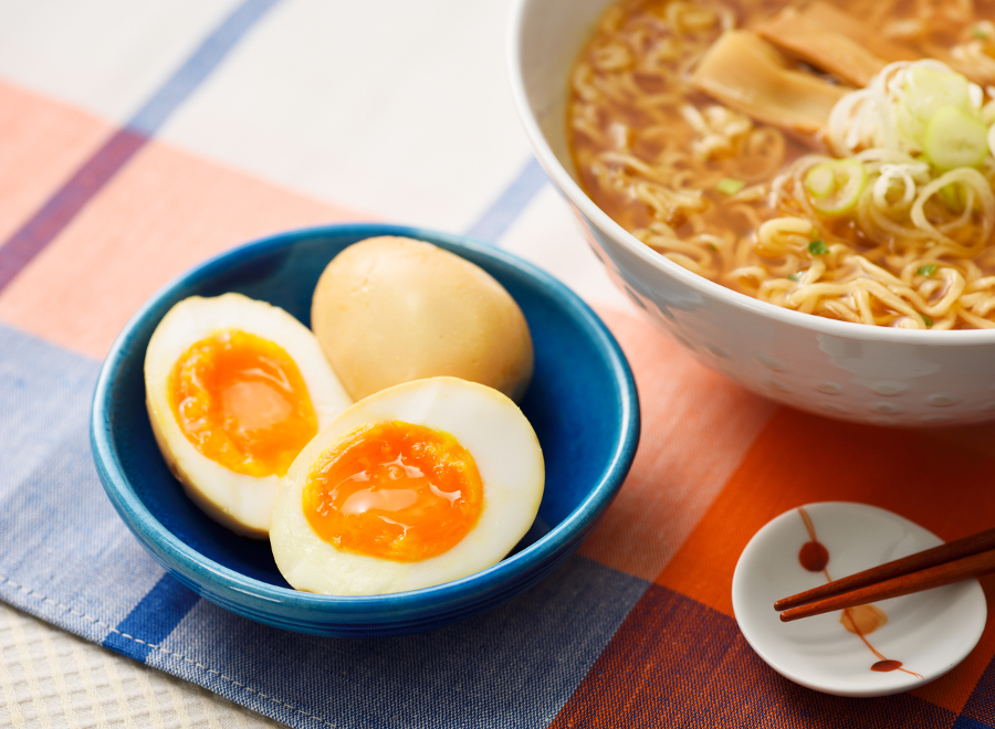 サッポロ一番みそラーメン味の！味玉