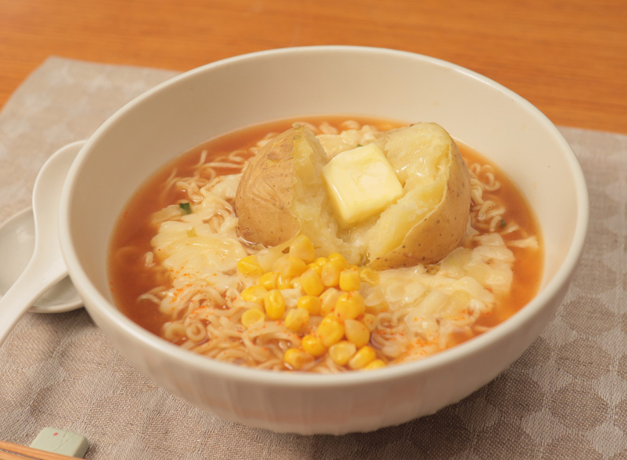 じゃがバタみそラーメン