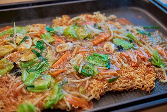 あんかけしょうゆ焼きラーメン