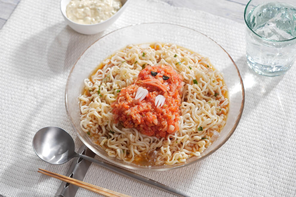 ピグモン襲来！トマトとキムチの冷やしラーメン