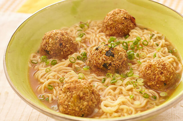 まん丸かぼちゃのコロッケラーメン