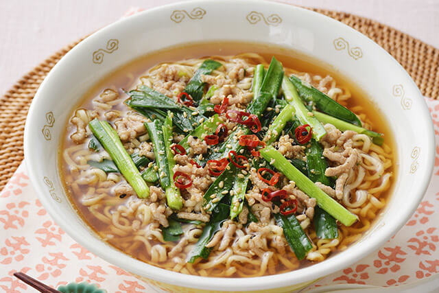 レンジで！台湾風ラーメン