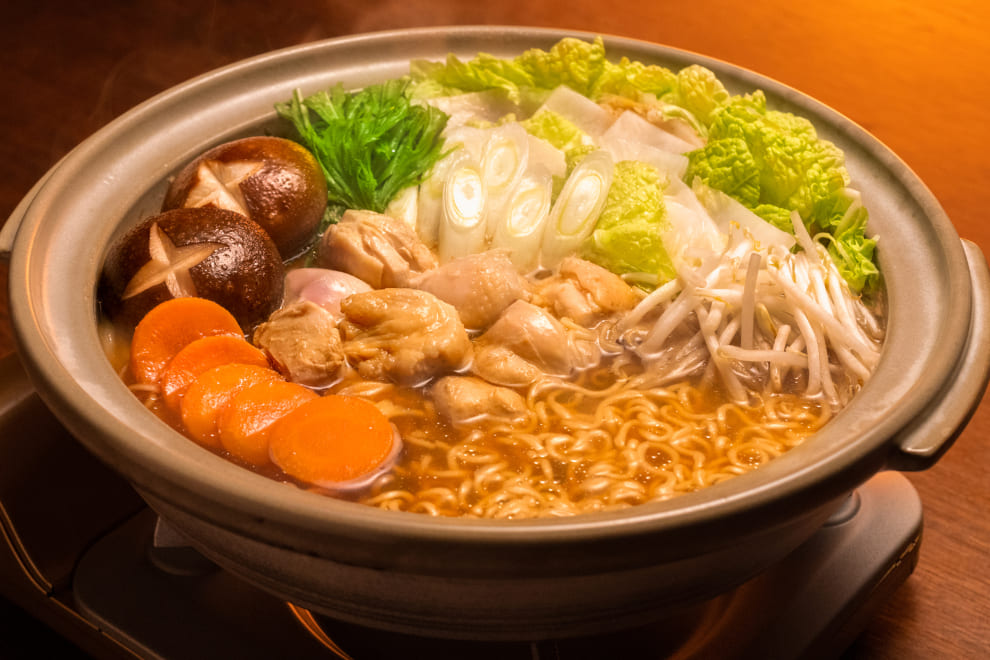 野菜たっぷりみそラーメン鍋