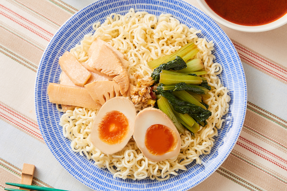 作り置きトッピングで時短つけ麺