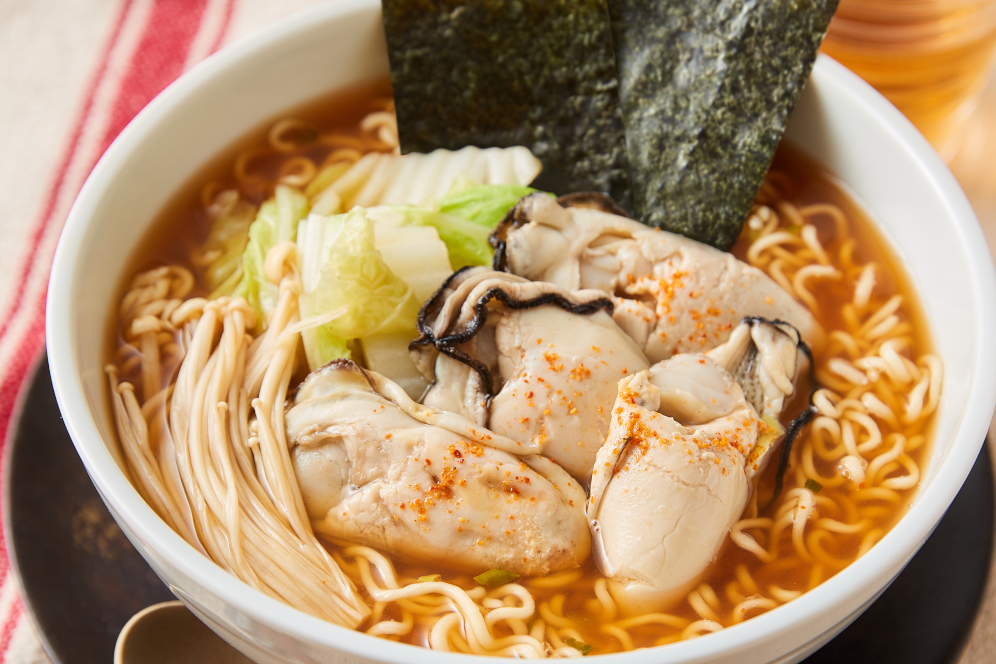 冬が旬の牡蠣みそラーメン