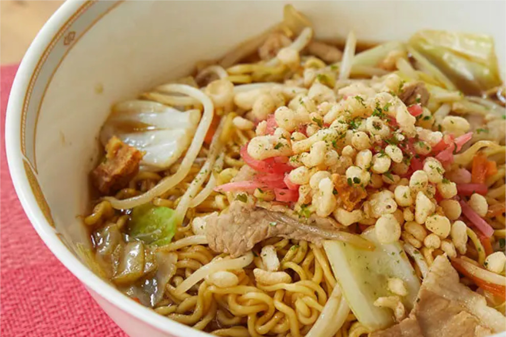 ご当地グルメの味再現！つゆやきそば