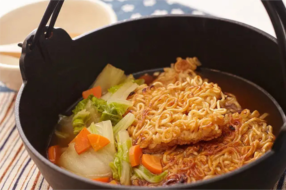 ラーメンせんべい汁