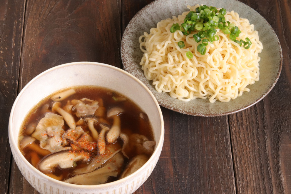 きのこのみそつけ麺