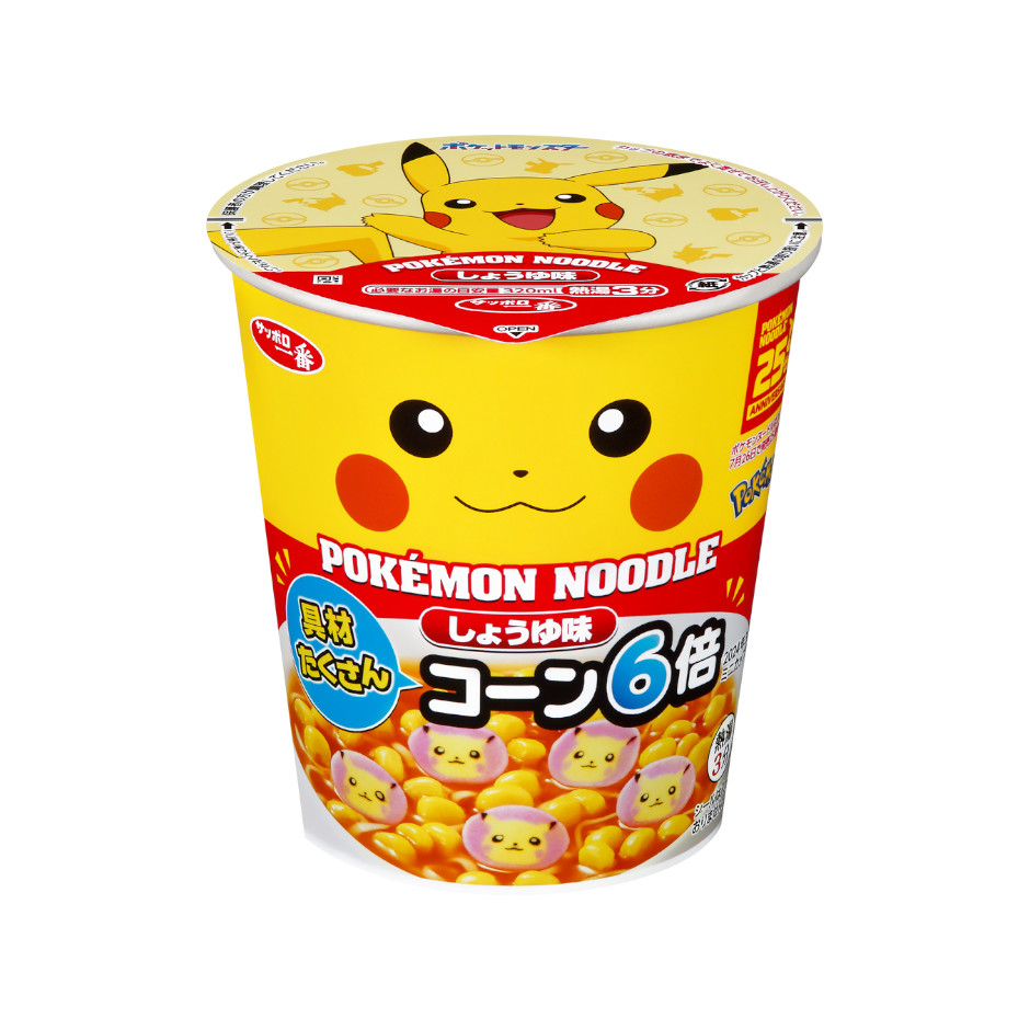 サッポロ一番　タテ型ポケモンヌードル　しょうゆ味