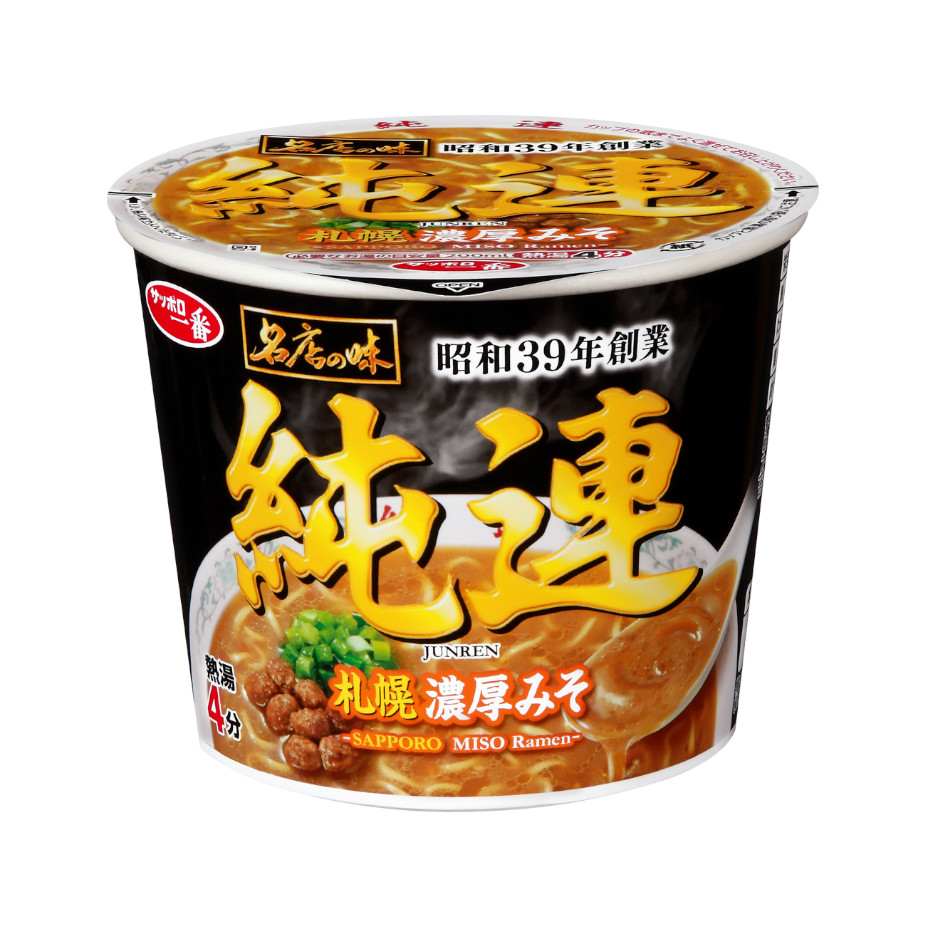 サッポロ一番　名店の味　純連　札幌濃厚味噌　ミニカップ