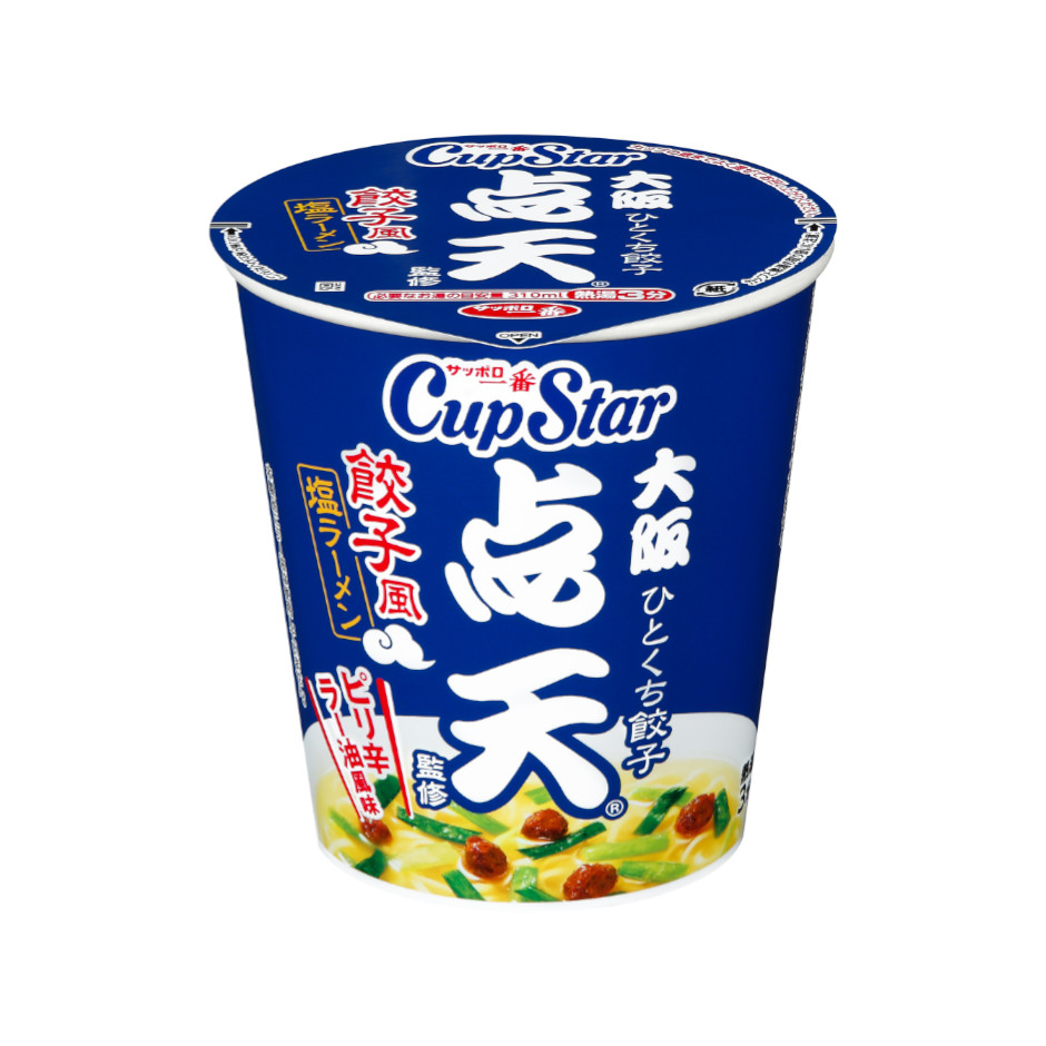 サッポロ一番　カップスター　点天監修　餃子風塩ラーメン