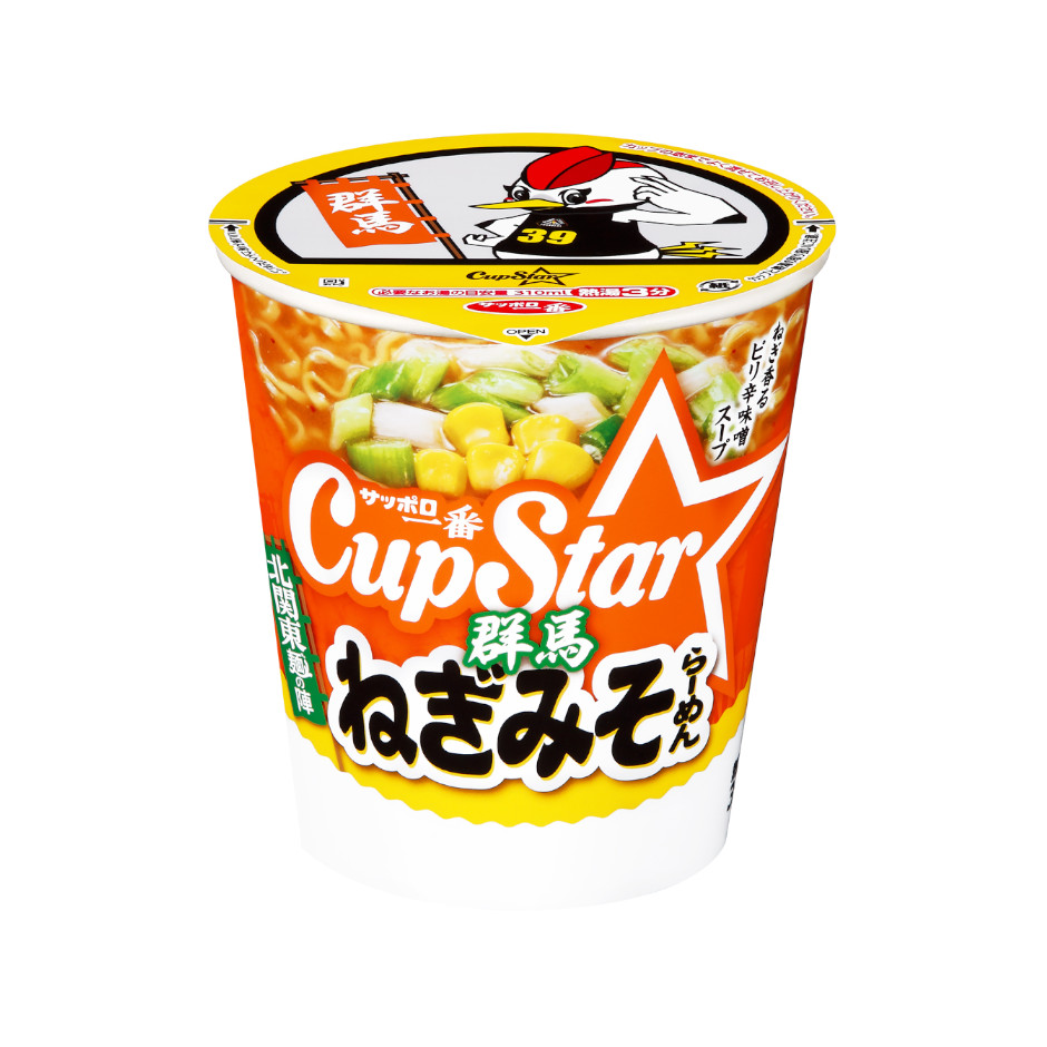 サッポロ一番　カップスター　群馬　ねぎみそらーめん