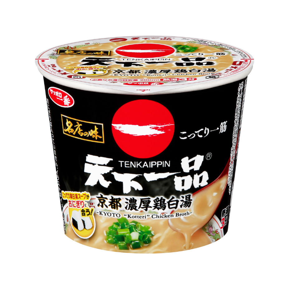 サッポロ一番　名店の味　天下一品　京都濃厚鶏白湯　ミニカップ