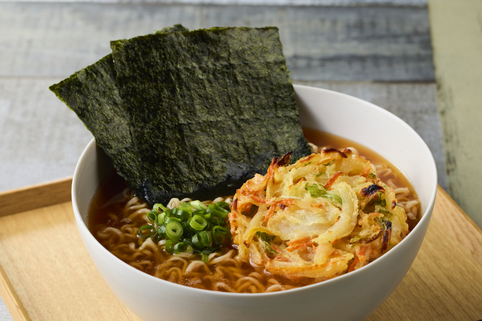 かき揚げしょうゆラーメン
