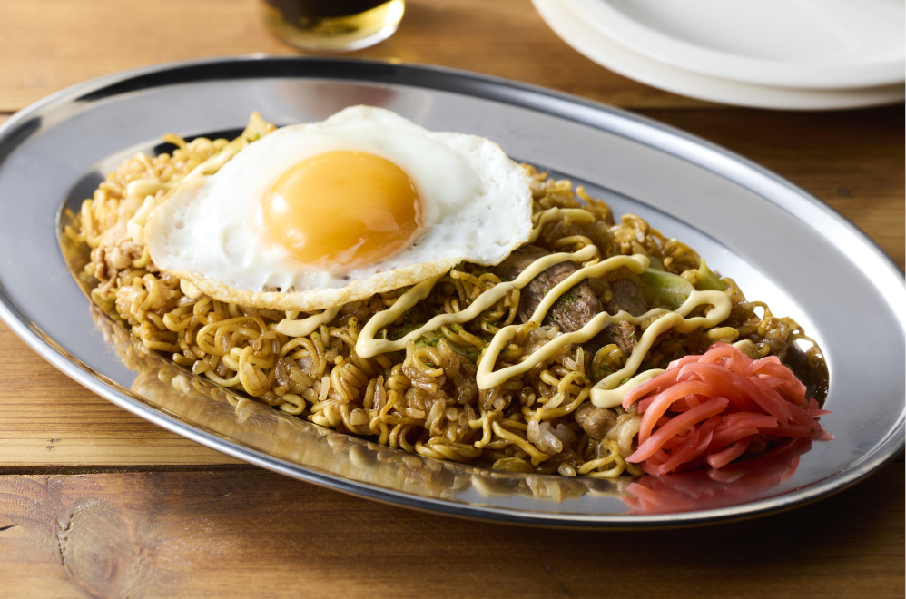 B級グルメ！ソースやきそばでそばめし