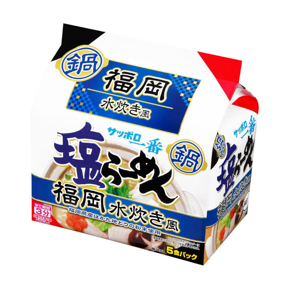 サッポロ一番　塩らーめん　福岡　水炊き風　５食パック